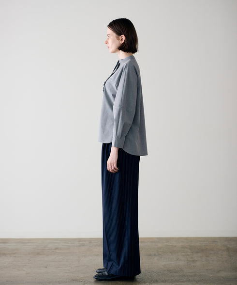 再入荷【SOI-MeME】pleats jabot blouse